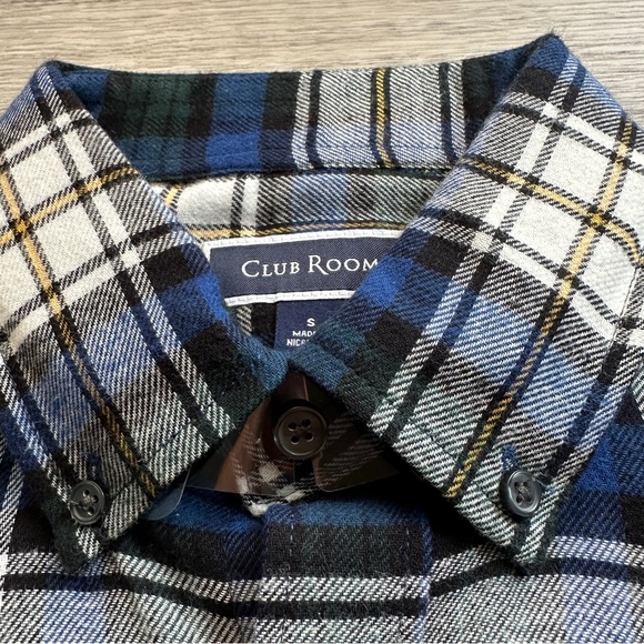 Men's NWT Club Room Blue Flannel Size Small - Picture 4 of 9